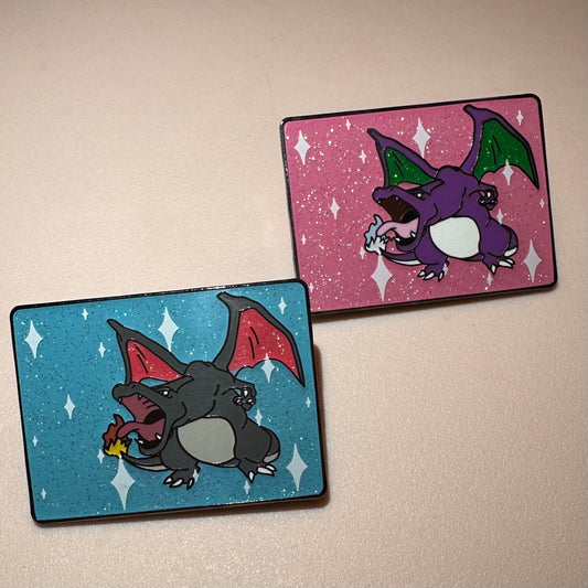 TCG: Charizard 2 pin set (Shiny)